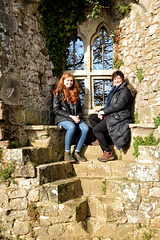Mother and Daughter Carisbrook Castle 2015