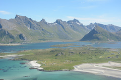 Norway, Lofoten Islands, The Strait between the Islands of Flakstadøya and Moskenesøya