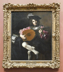 Lute Player by Valentin de Boulogne in the Metropolitan Museum of Art, February 2020