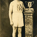 Athlete with Trophy and Medals