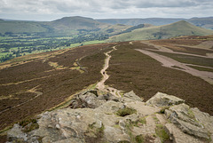Peak of 'Win hill' 462 metres towards the 'Hope valley'