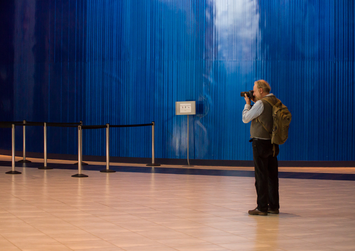 photographer at the museum