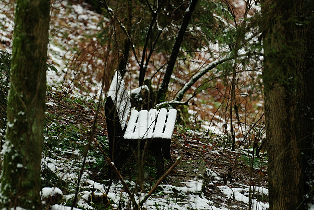 Not so happy bench - but monday ;-)