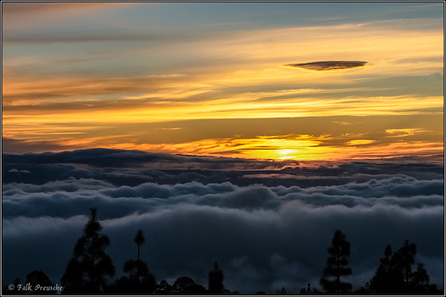 UFO zwischen La Gomera und La Palma