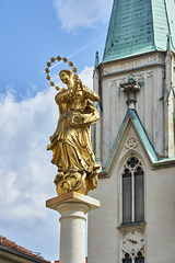 Holy Virgin Maria , St. Daniel Catedral ,Celje  Slovenia