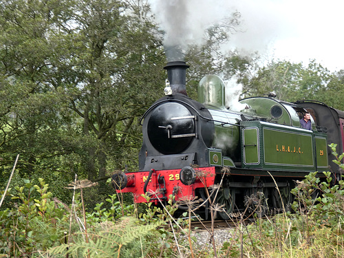 Passing Darnholm- Lambton Colliery 0-6-2 Tank Engine #29