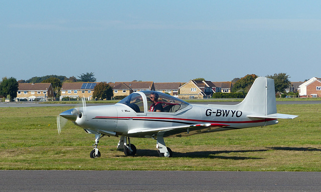 G-BWYO at Solent Airport - 27 September 2018