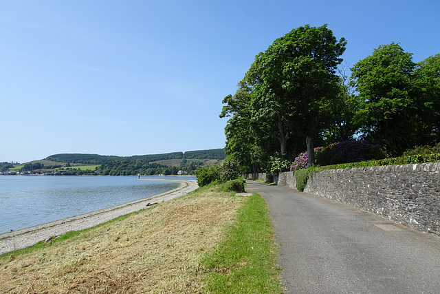 Looking Down Rhu Point