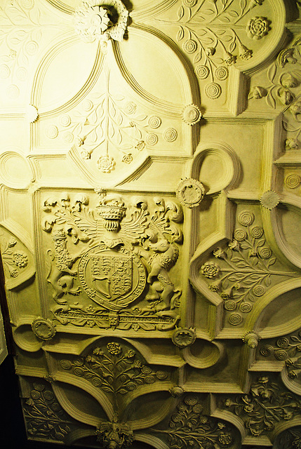 Detail of Ceiling, Seventeenth Century House at Great Yarmouth, Norfolk