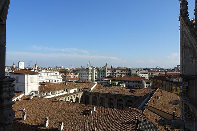 View From Milan Cathedral Roof