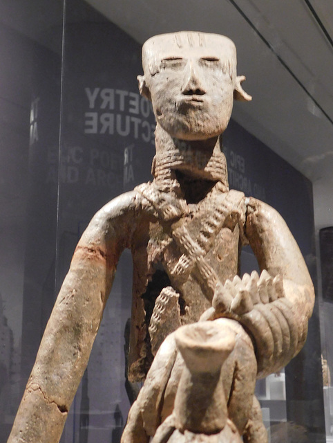 Detail of a Fragmentary Equestrian from Niger in the Metropolitan Museum of Art, February 2020