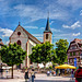 Mosbach Markt und Stadtkirche (060°)