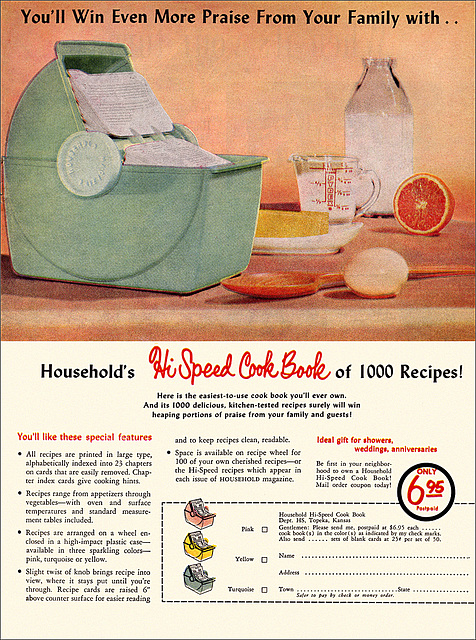 Household's Hi Speed Ad, 1957