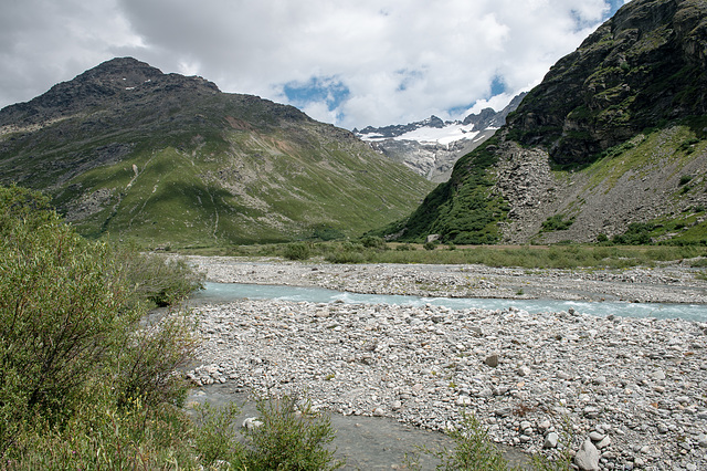 Flussebene zwischen L'Ecot / Le Mollard und Trièves