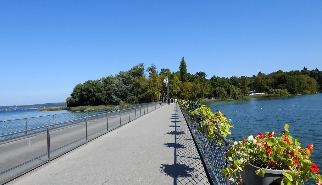 Weg zur Insel Mainau