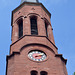 Glockenturm der Evangelische Kirche in Rheinbischofsheim