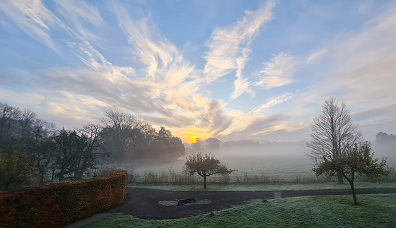 frozen sunrise