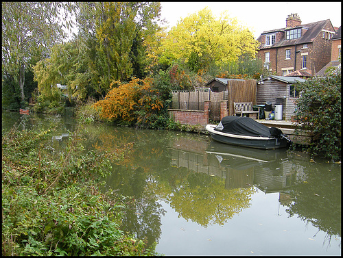 canalside backyard