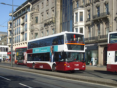 DSCF7017 Lothian Buses  995 (SK06 AHF) in Princes Street, Edinburgh - 6 May 2017