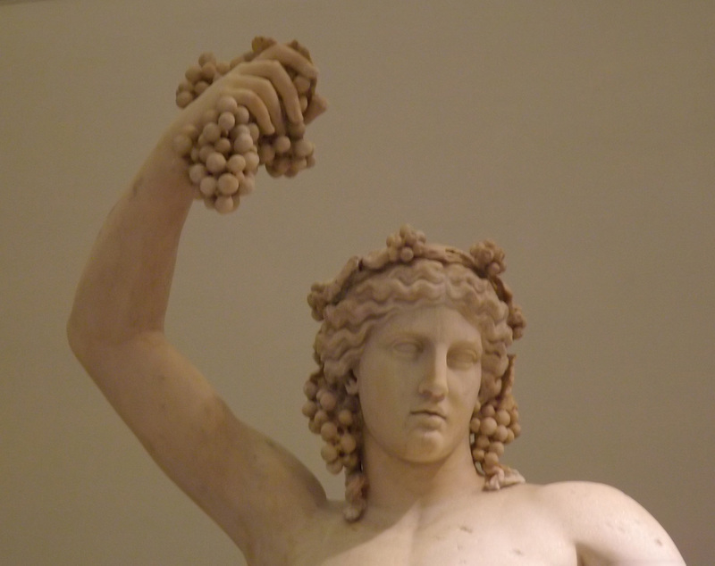 Detail of the Dionysos and Eros Statue Group in the Naples Archaeological Museum, July 2012