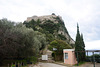 Greece, Kerkyra (Corfu), The Beginning of the Climb to the Castle of Angelokastro on the Top of the Cliff