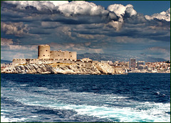 Landscape with Clouds - Ile d'If, Marseille.