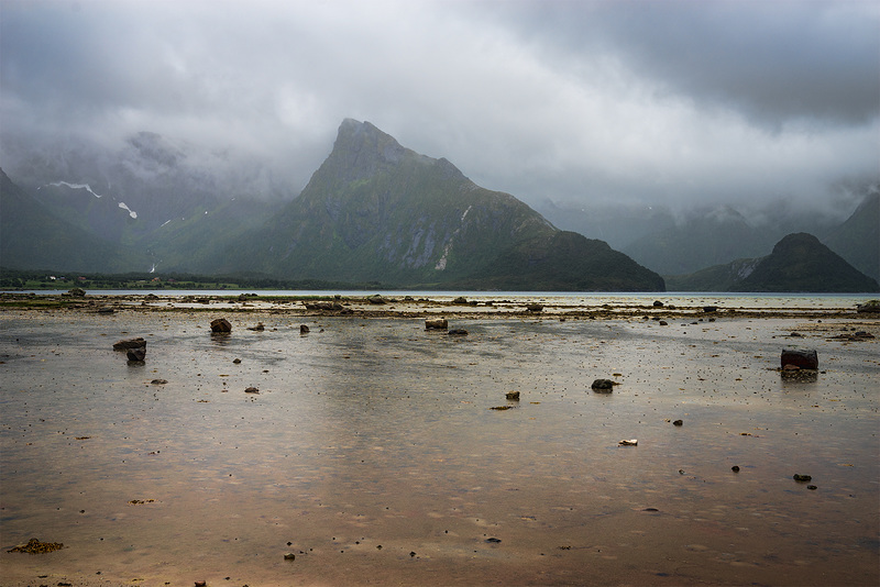 low tide