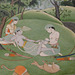 Detail of Rama, Sita, and Lakshamana Begin Life in the Forest in the Metropolitan Museum of Art, September 2019