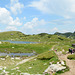 Bulgaria, Approaching the Trefoil Lake (2216m) from the Twin Lake (2243m)