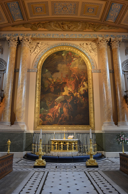 University of Greenwich (The Old Royal Naval College) - The Church Inside