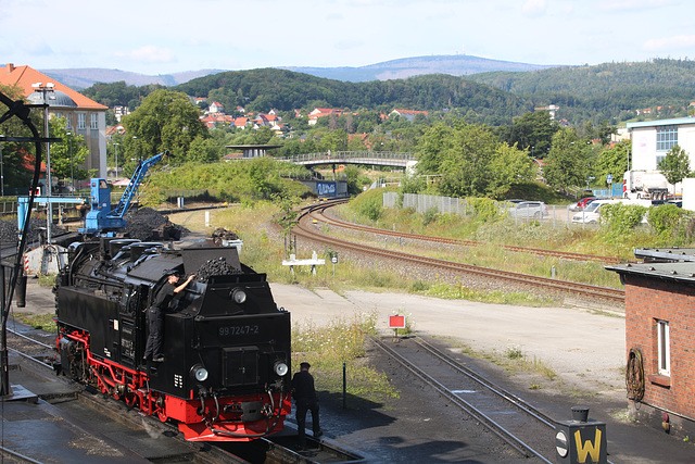 From Wernigerode to the Brocken by steam train, Germany