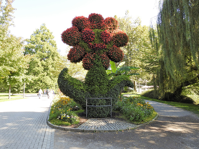 Begrüßung auf der Insel Mainau