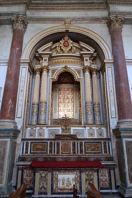 Ornate side altar