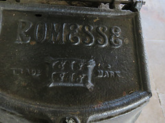 wakerley church, northants  (23) ?c19 romesse pot bellied stove