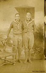 Boy Scouts with High Rock Backdrop, Pen Mar, Maryland