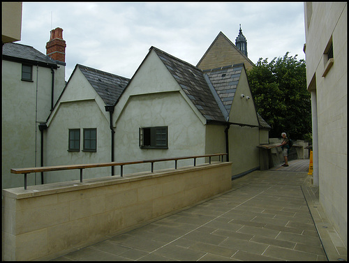 new college walkway