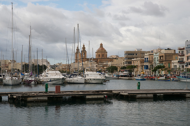 Boats On Marsamxett Harbour