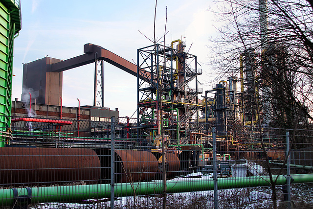 Werksanlagen der Kokerei HKM (Duisburg-Hüttenheim) / 20.01.2024