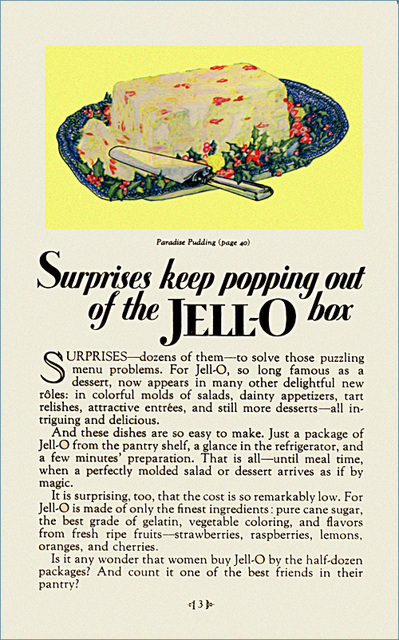 The Complete Jell-O Recipe Book (3), 1929