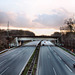 Blick auf die Autobahn A52 (Gelsenkirchen-Scholven) / 24.12.2022