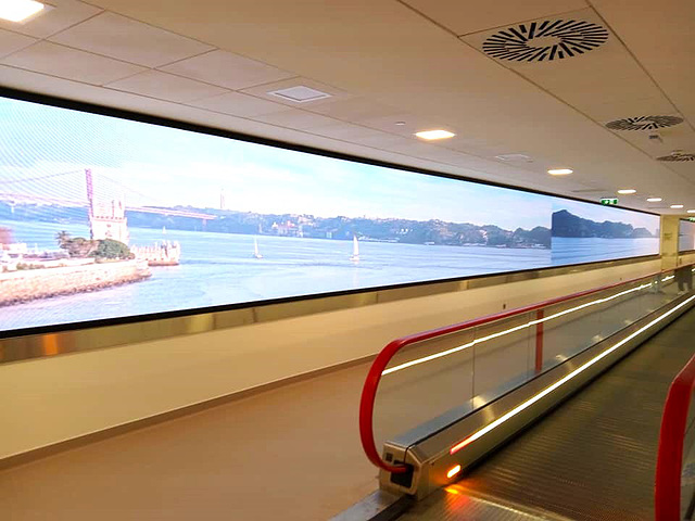 Underground passage between the two buildings of the Champalimaud Foundation/Medical Centre