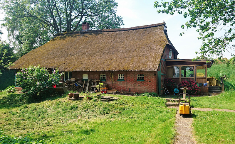 Haus in der Großstadt