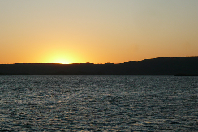 Sunset On Lake Argyle