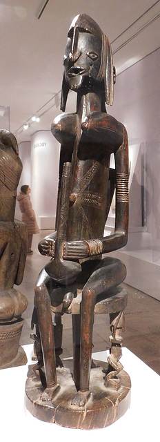 Dogon Seated Hermaphrodite Figure in the Metropolitan Museum of Art, February 2020