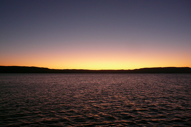 Sunset On Lake Argyle