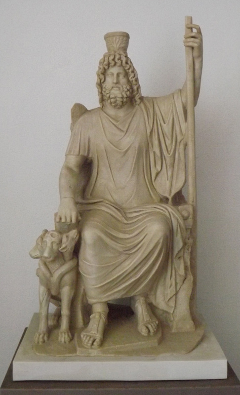 Plaster Cast of a Statue of Serapis in the Museo Campi Flegrei, June 2013