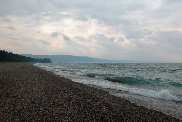 Plage granuleuse / Gritty beach