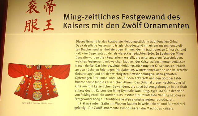 Sonderausstellung Festung Königstein - Ming Zeit