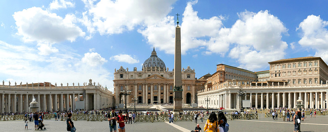 Rome - place et basilique Saint-Pierre