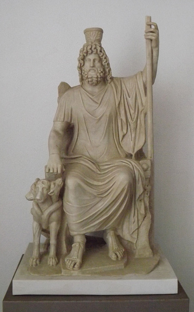 Plaster Cast of a Statue of Serapis in the Museo Campi Flegrei, June 2013